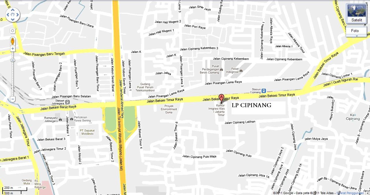 Kantor Imigrasi Jakarta Timur terletak persis di samping LP CIPINANG ...